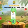 thumbnail image 3 of Organic Greek® Vitamin Blender Portable Blender And Juicer With USB Charger. Portable Blender For Shakes, Smoothies, Juice 380ml, Six Blades Bright Green Color, 3 of 10