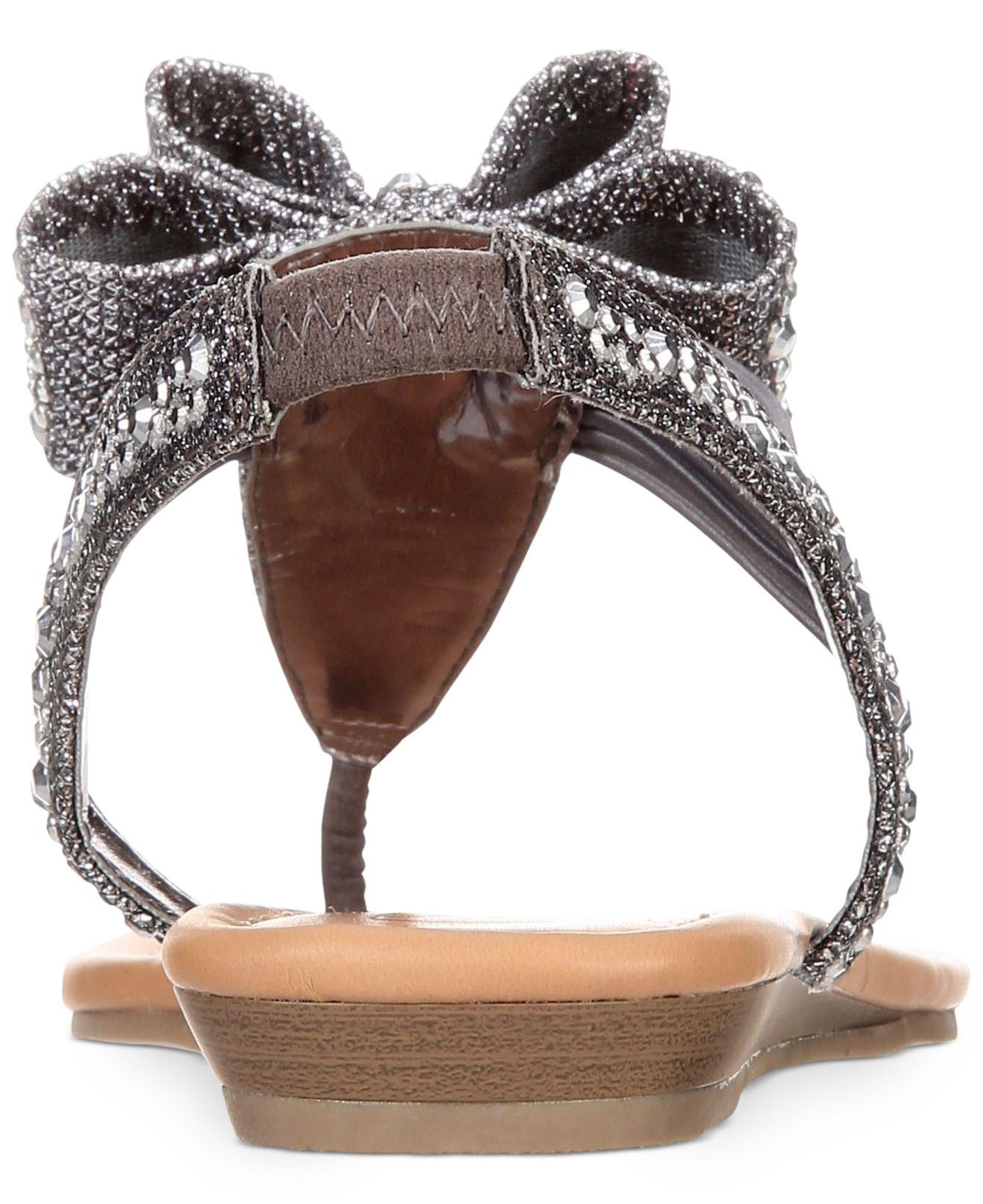 Material Girl Womens Seana Fabric Open Toe Special Occasion