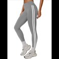 thumbnail image 1 of de Compresión para Control de Abdomen para Mujer, Pantalones de Yoga para Correr y Hacer Ejercicio con Cintura Alta. Gris M, 1 of 8