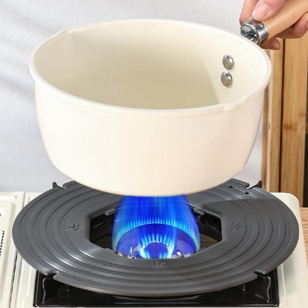 HannLk Gas Stove Heat Diffuser Plate Aluminum Detachable Cooking Aid 26Cm Round