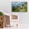 thumbnail image 6 of Epic Graffiti 'The Train, From Bridge' by Mike Jones, Giclee Canvas Wall Art, 40"x26", 6 of 6