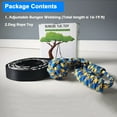 thumbnail image 7 of BESTSKY Outdoor Bungee Tug Toy, Dog Toy Hanging from Tree for Small to Large Dogs, Interactive Exercise Play Cord & Tether with Chew Rope Toy, 7 of 7