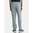 thumbnail image 2 of Athletic Works Men's and Big Men's Fleece Cargo Sweatpants, Sizes XS-4XLT, 2 of 5