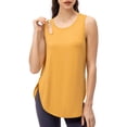 thumbnail image 1 of Camisetas sin mangas deportivas para mujer Camiseta suelta de secado rápido sin mangas para correr Abanopi Amarillo/2XL, 1 of 7