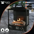 thumbnail image 6 of Flame King ALOGFIRE Propane Ambiance Log Fireplace Heater, 1-Pack, Steel Housing, Clean and Smokeless Dancing Flame, 6 of 11