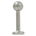 thumbnail image 1 of High Polish Titanium Labret Monroe Lip Piercing Jewelry, 1 of 1