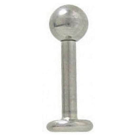 High Polish Titanium Labret Monroe Lip Piercing Jewelry
