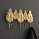 thumbnail image 2 of gancho de pared de abrigo Colgador De Pared Dorado Nórdico Montaje En Pared Colgante Forma De Hoja Ganchos Armario De Joyería A A Magideal gancho de pared de abrigo, 2 of 6