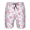 thumbnail image 3 of Fotbe Rose Flowers Trajes de Baño Estampados para Hombre, Shorts de Verano de Secado Rápido, Ropa de Playa, Bañadores-Medium, 3 of 6