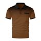 thumbnail image 5 of Eres Más Que una Camisa de Puntuación de Prueba Polka Gradiente Botón de Solapa, Deporte de Manga Corta Top de los Hombres, 5 of 5