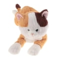 thumbnail image 4 of Gato de peluche, juguete de peluche de dibujos animados, lindo, coleccionable, cómodo, decorativo para coche. Amarillo, 4 of 9