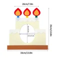 thumbnail image 3 of Suministros para fiestas de cumpleaños, divertidos sombreros de fieltro para cumpleaños, gorro de fiesta creativo con cuerda, gorro de fiesta para niños, accesorios para fotos de fiesta, 파티용품, 3 of 5