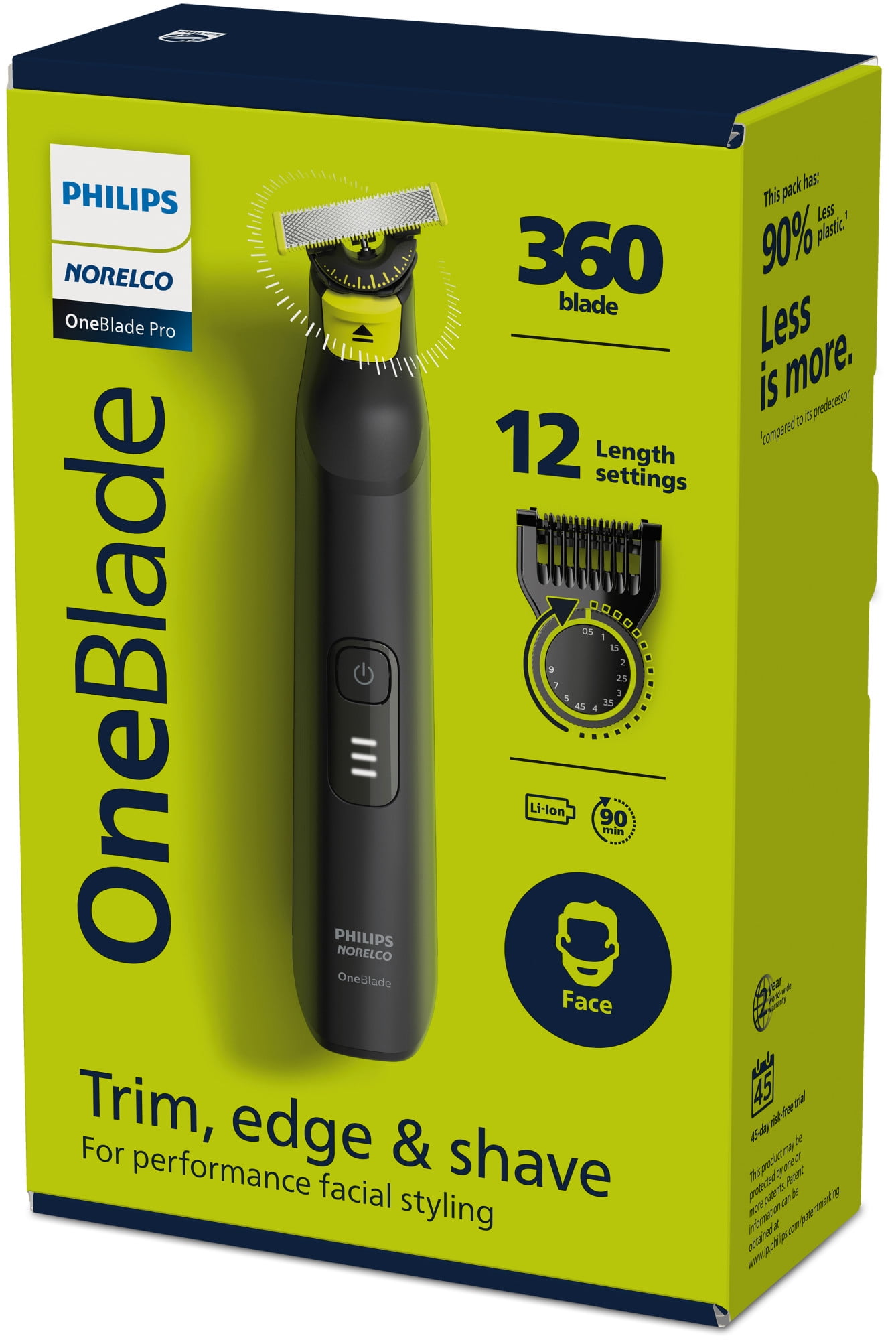 Philips Norelco OneBlade 360, Pro Face & Body, Hybrid Electric