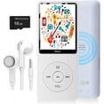 thumbnail image 1 of MP3 Player , Reproductor de Música con Tarjeta Micro SD de 16GB, Altavoz/foto/reproducción de Video/radio FM/grabadora de Voz/lector de Libros Electrónicos Integrado, Compatible con hasta 128GB, 1 of 7