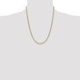 thumbnail image 5 of Auriga Fine Jewelry 10K Yellow Gold 3.2 mm Semi-Solid Anchor Chain Necklace for Men's 22", 5 of 7