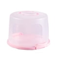 thumbnail image 2 of Happy Date Elements Round Cake Carrier Two Sided Cake Holder Serves as Five Section Serving Tray, Portable Cake Stand Cake Box Comes With Handle, Cake Container Holds Pies, 2 of 8