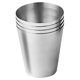 thumbnail image 1 of Bewildely 4 unids/set tazas de agua de viaje tazas de bebida con manga bebida vino jugo taza de acero inoxidable hogar Oficina vasos Mostrada, 1 of 6