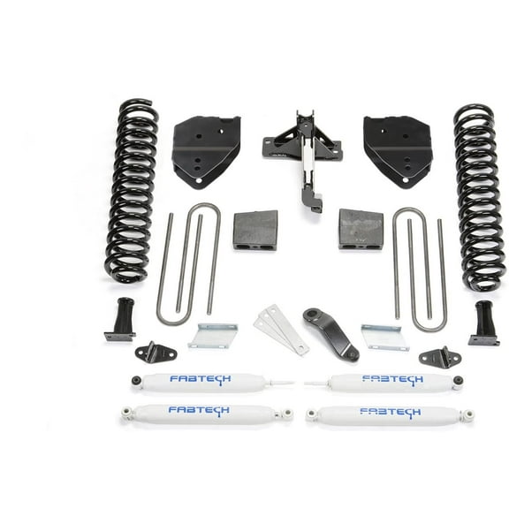 Fabtech K2255 Basic Lift System W/Shocks Fits F 250 Super Duty F 350 Super Duty Fits select: 2017 FORD F250 SUPER DUTY, 2017 FORD F350 SUPER DUTY
