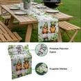thumbnail image 5 of St. Patrick's Day Table Runner - 36 Inch Long, Kitchen Dining Table Runner Dresser Scarves, Green Gnomes Lucky Shamrocks Grey Farm Wooden Farmhouse Decor for Coffee Tables Wedding Party Banquet, 5 of 8