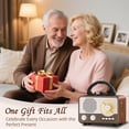 thumbnail image 4 of Altavoz Bluetooth portátil Caulikine Vintage AM FM SW, 4 of 9