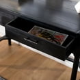 thumbnail image 4 of SAFAVIEH Filbert Solid Retro 2-Drawer Writing Desk, Black, 4 of 14