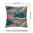 thumbnail image 4 of Cartoon Orca Whale  Body Pillow Cover Soft Pillowcases Square Throw Pillow Covers for Cushion Sofa, 4 of 7