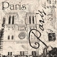 thumbnail image 3 of Grey, Jace 12x12 Black Modern Framed Museum Art Print Titled - Notre Dame, 3 of 5