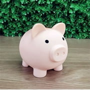 Beautynvta Cute Piggy Bank for Kids Adults, Plastic Unbreakable Pig Money Saving Box Coin Bank Safe and Solid, Birthday Christmas New Year's Gifts, 4.1 x 3.7 x 3.2, Pink