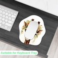 thumbnail image 3 of ERDS-Small Mouse Pad 6.5 x 7 Inch, Takes up Wrist and Mouse Space, Waterproof Compact Mini Mouse Mat for Laptop Computer Wireless Mouse Keyboard Home Office Travel,Giraffes, 3 of 4