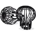 thumbnail image 4 of Gutter Filter, Practical Set of 4, Plastic, Strainer, Protection, Water Drainage, 13 cm, Black, 4 of 4