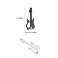 thumbnail image 3 of Scienceny Herramienta multifuncional para guitarra, abridor portátil práctico, llave de botella, combinación de reparación, llavero, Artesanía Blanco Lijado con chorro de arena, 3 of 6