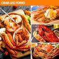 thumbnail image 3 of Seafood Crab Crackers and Tools, 21 Pcs Crab Leg Crackers Tools, Lobster Crackers and Picks Set, Crab Utensils Seafood Tools, Crab Forks Scissors Lobster Shellers, mobzio Nut Cracker Set for Crab Legs, 3 of 8