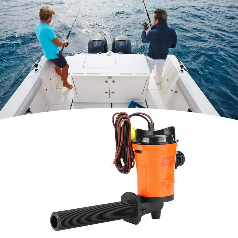 Boat Aeration Pump, SFBPI-G800-05 Ignition Protection Bait Aerator High  Capacity Output For Boat Hulls Livewells Bait 