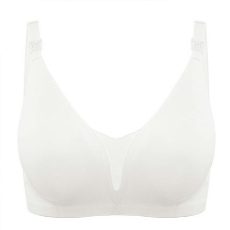CAICJ98 Women S Lingerie Women s Microfiber Lace Underwire Plunge Bra M White