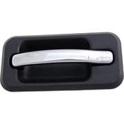 For Hummer H2 2003 04 05 06 07 08 2009 Exterior Door Handle Driver Side | Rear | Chrome Lever & Black Housing | Plastic | Replacement For 15104794, 25845864