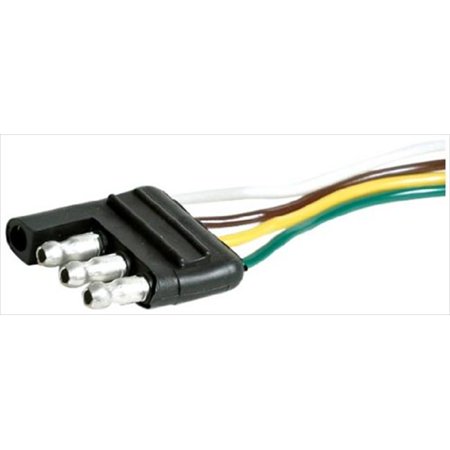 Wishbone Trailer Harness - 64845 Long 4-Way Wishbone Trailer Harness Male Plug, 48 In.
