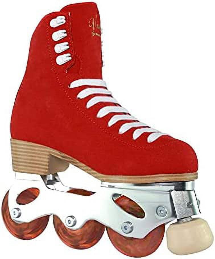Jackson Atom Inline Roller Skates - Vista Skate Package 500 (Red, Size 9)