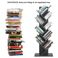 thumbnail image 3 of FDW 55 Inches Tree 9-Shelf Bookshelf for Living Room and Home Office, Grey, 3 of 7
