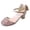 Pink, variant on Linfrsh Mary Jane Heels Girls Mary Jane Glitter Wedding Party Dress Shoes Princess Flower Strap Shoes(Silver,Size1.10)