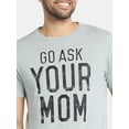 thumbnail image 4 of Father's Day Men's and Big Men's Go Ask Your Mom Graphic Tee from Way to Celebrate, Sizes S-3XL, 4 of 5