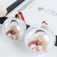 thumbnail image 4 of DIY Transparent Photo Frame Pendant Snowman Five-star Ball Xmas Tree Hanging Ornaments Festival Decorations Suprised Kids Gifts, 4 of 5