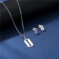 thumbnail image 4 of Collier de forme lame, 4 of 4