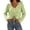 Green, variant on Womens Boho Crop Tops Fashion Drawstring Long Sleeve V Neck Crochet Cover up Trendy Ruched Pullover Blouses