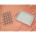 thumbnail image 5 of REGALWOVEN Velvet Accessory Organizer Trays, Holder with Removable Dividers for Drawers Grey 30 Grid Tray, 5 of 7