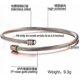 thumbnail image 2 of Stainless Steel Triple 3 Stackable Cable Wire Twisted Cuff Bangle Bracelet for Women, Gold/rose /silver, 2 of 4