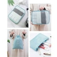 thumbnail image 2 of Storage Bag 9-piece Travel Organizer Suitcase Packing Set Storage Box Portable Luggage Organizer Clothes and Shoes Organizer, 2 of 7