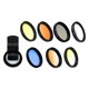 thumbnail image 5 of Juego de lentes Coral con clip para teléfono, portátil, 7 colores, universal, 32 mm, graduado, 5 of 9