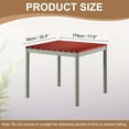 thumbnail image 2 of Picnic Table Cloth, 78"x35" Rectangle Vinyl Plaid Fitted Tablecloths Waterproof Flannel Backed Table Covers for Dining Camping Outdoor, Black/Red, 2 of 6