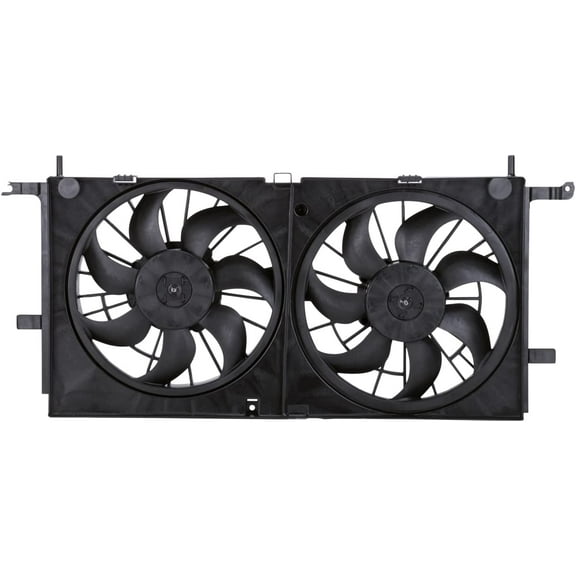 TYC 621530 Chevrolet Uplander Passenger Side Replacement Radiator/Condenser Cooling Fan Assembly
