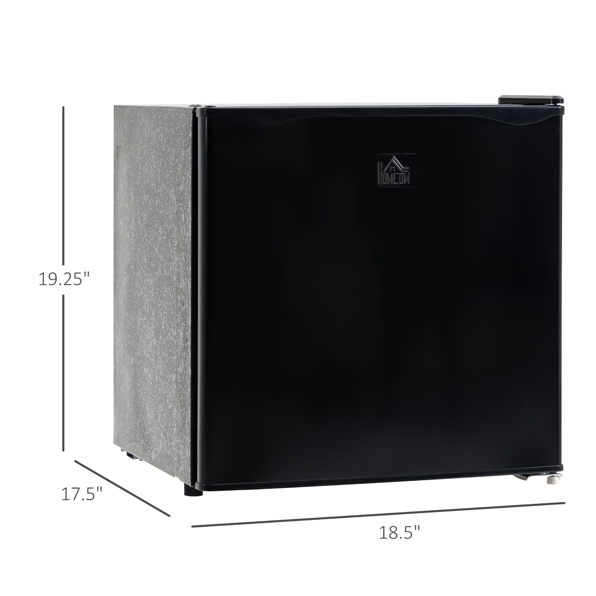 1.1 Cu Ft Compact Upright Freezer for Countertop, Reversible Door & Adjustable Shelves, Ideal for Dorm, Office, or Home Use in Black